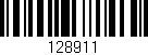 Código de barras (EAN, GTIN, SKU, ISBN): '128911'