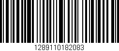 Código de barras (EAN, GTIN, SKU, ISBN): '1289110182083'