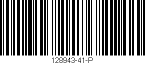 Código de barras (EAN, GTIN, SKU, ISBN): '128943-41-P'