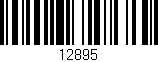 Código de barras (EAN, GTIN, SKU, ISBN): '12895'