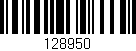 Código de barras (EAN, GTIN, SKU, ISBN): '128950'