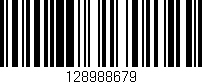 Código de barras (EAN, GTIN, SKU, ISBN): '128988679'