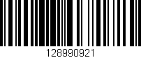 Código de barras (EAN, GTIN, SKU, ISBN): '128990921'