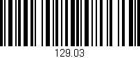 Código de barras (EAN, GTIN, SKU, ISBN): '129.03'