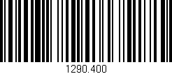 Código de barras (EAN, GTIN, SKU, ISBN): '1290.400'