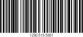 Código de barras (EAN, GTIN, SKU, ISBN): '1290.519.5881'