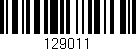 Código de barras (EAN, GTIN, SKU, ISBN): '129011'