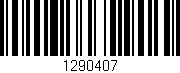 Código de barras (EAN, GTIN, SKU, ISBN): '1290407'