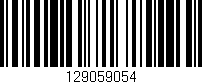 Código de barras (EAN, GTIN, SKU, ISBN): '129059054'