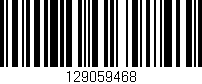 Código de barras (EAN, GTIN, SKU, ISBN): '129059468'