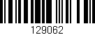 Código de barras (EAN, GTIN, SKU, ISBN): '129062'