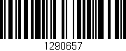 Código de barras (EAN, GTIN, SKU, ISBN): '1290657'