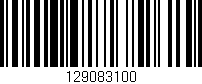 Código de barras (EAN, GTIN, SKU, ISBN): '129083100'
