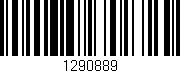 Código de barras (EAN, GTIN, SKU, ISBN): '1290889'
