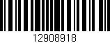 Código de barras (EAN, GTIN, SKU, ISBN): '12908918'
