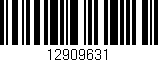 Código de barras (EAN, GTIN, SKU, ISBN): '12909631'