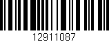 Código de barras (EAN, GTIN, SKU, ISBN): '12911087'