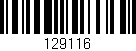 Código de barras (EAN, GTIN, SKU, ISBN): '129116'