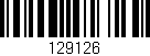 Código de barras (EAN, GTIN, SKU, ISBN): '129126'