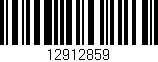 Código de barras (EAN, GTIN, SKU, ISBN): '12912859'