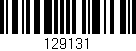 Código de barras (EAN, GTIN, SKU, ISBN): '129131'