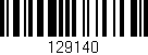 Código de barras (EAN, GTIN, SKU, ISBN): '129140'