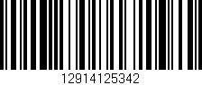 Código de barras (EAN, GTIN, SKU, ISBN): '12914125342'
