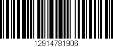 Código de barras (EAN, GTIN, SKU, ISBN): '12914781906'