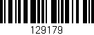 Código de barras (EAN, GTIN, SKU, ISBN): '129179'