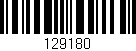 Código de barras (EAN, GTIN, SKU, ISBN): '129180'