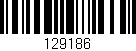 Código de barras (EAN, GTIN, SKU, ISBN): '129186'