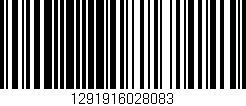 Código de barras (EAN, GTIN, SKU, ISBN): '1291916028083'