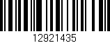 Código de barras (EAN, GTIN, SKU, ISBN): '12921435'
