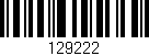 Código de barras (EAN, GTIN, SKU, ISBN): '129222'