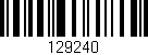 Código de barras (EAN, GTIN, SKU, ISBN): '129240'