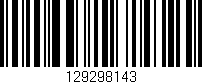 Código de barras (EAN, GTIN, SKU, ISBN): '129298143'