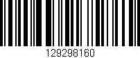 Código de barras (EAN, GTIN, SKU, ISBN): '129298160'