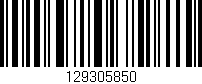 Código de barras (EAN, GTIN, SKU, ISBN): '129305850'