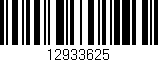 Código de barras (EAN, GTIN, SKU, ISBN): '12933625'