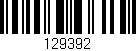 Código de barras (EAN, GTIN, SKU, ISBN): '129392'