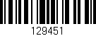 Código de barras (EAN, GTIN, SKU, ISBN): '129451'