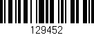Código de barras (EAN, GTIN, SKU, ISBN): '129452'