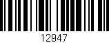 Código de barras (EAN, GTIN, SKU, ISBN): '12947'