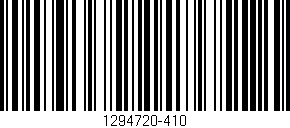 Código de barras (EAN, GTIN, SKU, ISBN): '1294720-410'