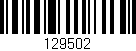 Código de barras (EAN, GTIN, SKU, ISBN): '129502'