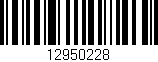 Código de barras (EAN, GTIN, SKU, ISBN): '12950228'