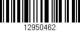 Código de barras (EAN, GTIN, SKU, ISBN): '12950462'
