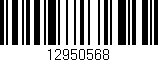 Código de barras (EAN, GTIN, SKU, ISBN): '12950568'