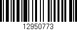 Código de barras (EAN, GTIN, SKU, ISBN): '12950773'