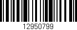 Código de barras (EAN, GTIN, SKU, ISBN): '12950799'